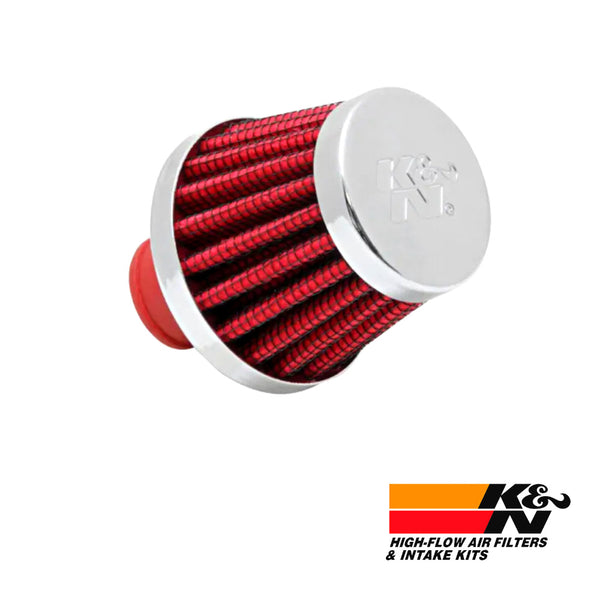 62-1600RD – K&N VALVE BREATHER (F-0375INCH (10MM) X H-1.75